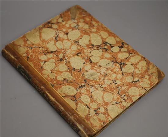 Scott, Walter Sir - The Vision of Don Roderick, 1st edition, qto, half calf, spotted throughout, Edinburgh 1811